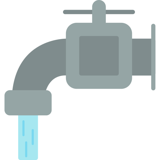 tubo dell'acqua Generic Flat icona