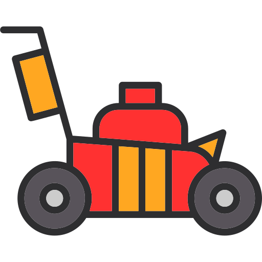 Lawn Mower Generic Outline Color icon