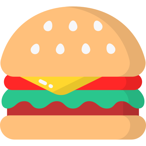 hamburger Generic Flat icoon