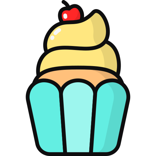 cupcake Generic Outline Color Icône