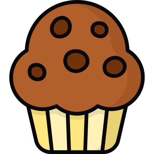 muffin Generic Outline Color icoon