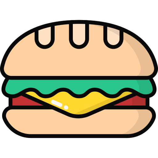 Sandwich Generic Outline Color icon