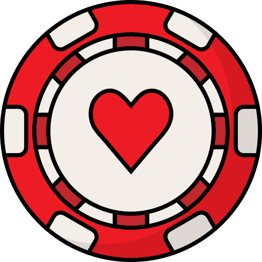 Casino chip Generic Outline Color icon