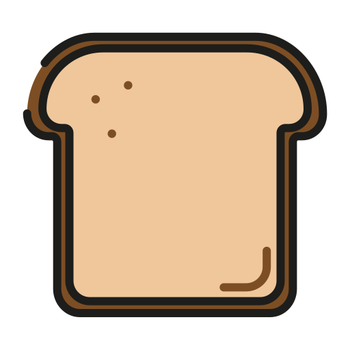 geschnittenes brot Generic Outline Color icon
