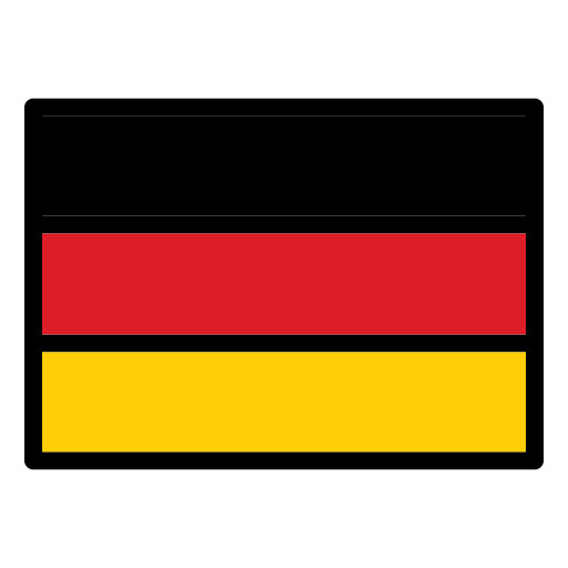 deutsche flagge Generic Outline Color icon