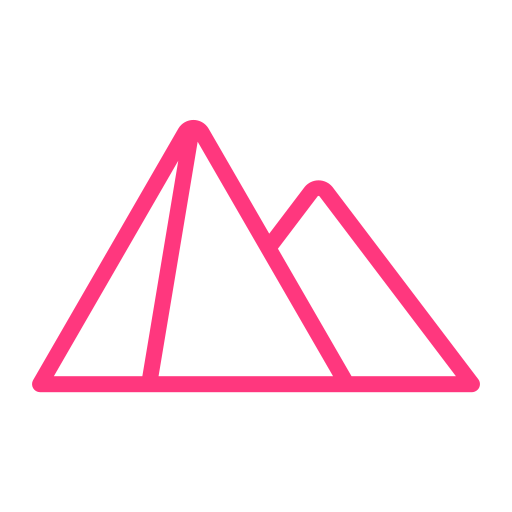 Pyramids Generic Outline Color icon