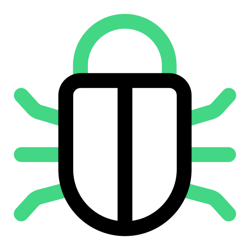 Bug Generic Outline Color icon