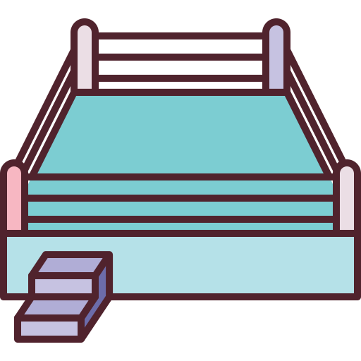boksring Generic Outline Color icoon