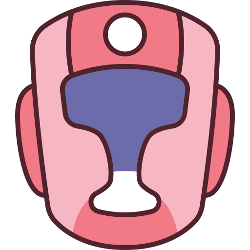 casco da boxe Generic Outline Color icona
