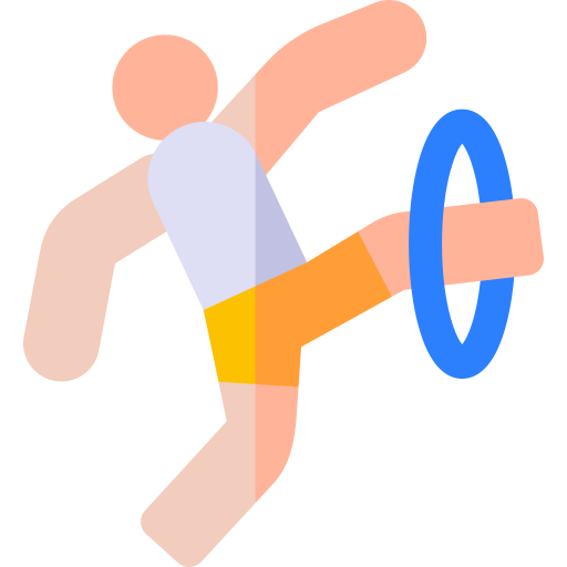 gymnastiek Basic Rounded Flat icoon