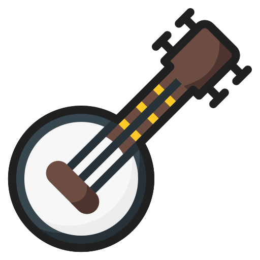 banjo Generic Outline Color icono