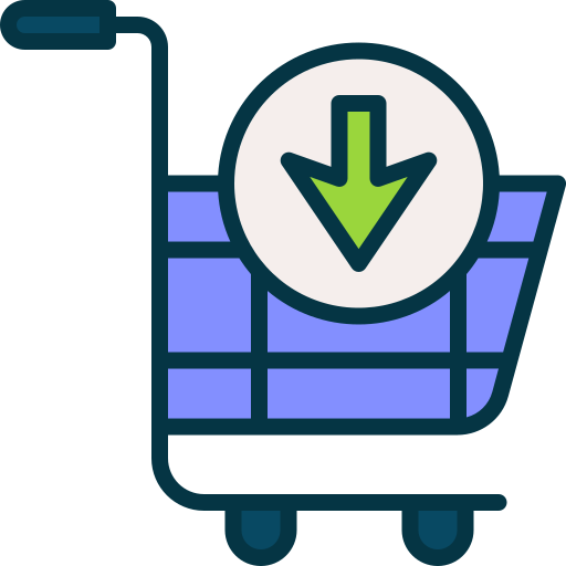 Shopping cart Generic Outline Color icon