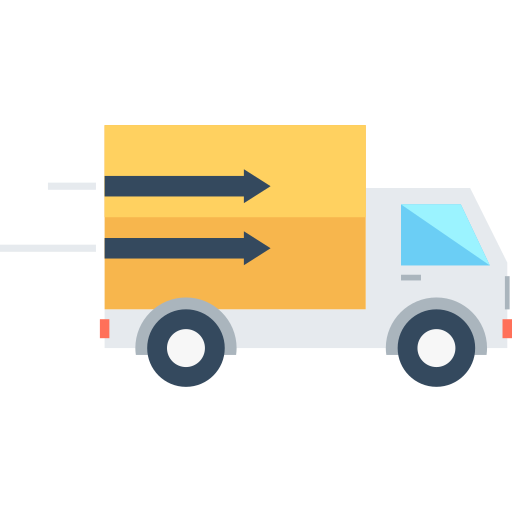 Delivery truck Maxim Basinski Premium Flat icon