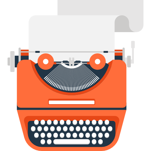 Typewriter Maxim Basinski Premium Flat icon