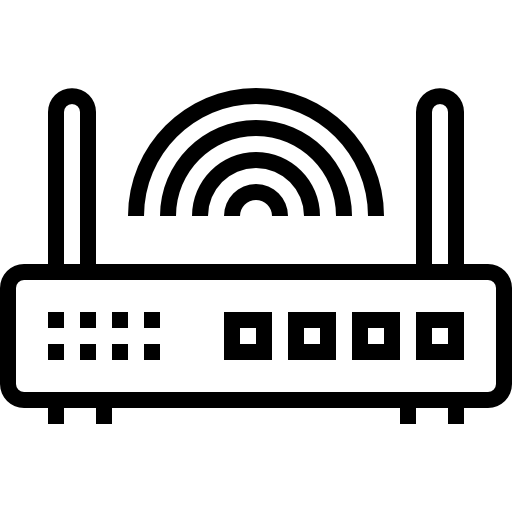 wifi Maxim Flat Lineal icona