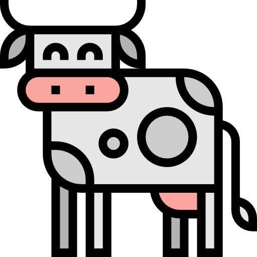 krowa mynamepong Lineal Color ikona