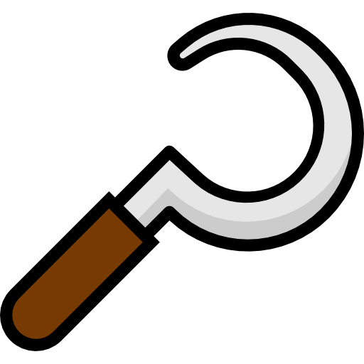 Sickle mynamepong Lineal Color icon