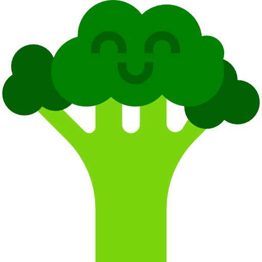broccoli mynamepong Flat icoon