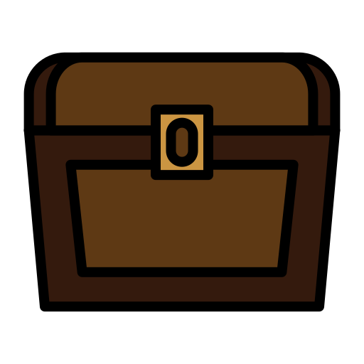 Treasure Chest Generic Outline Color icon