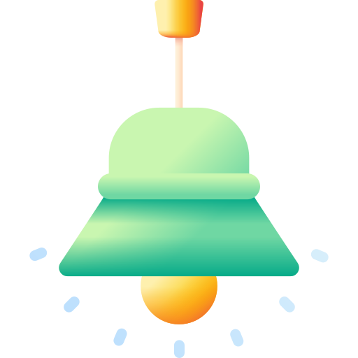 교수형 램프 3D Color icon
