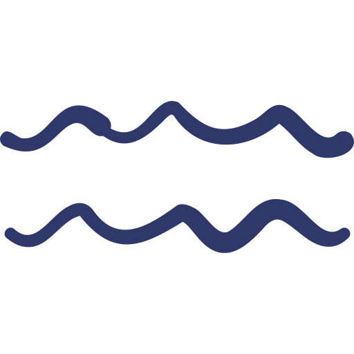 acuario Basic Hand Drawn Lineal Color icono
