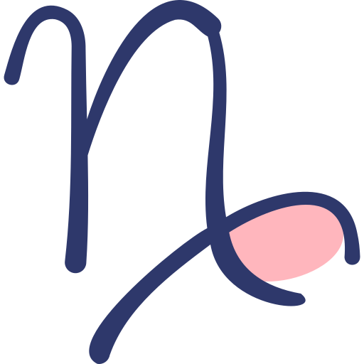 capricorno Basic Hand Drawn Lineal Color icona