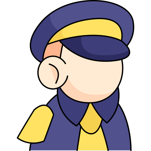 Policeman Generic Thin Outline Color icon