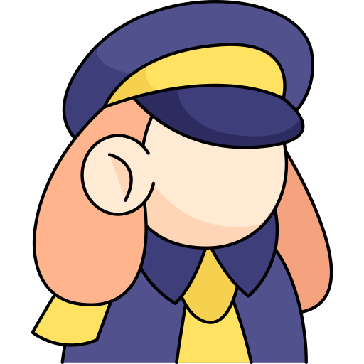 Policewoman Generic Thin Outline Color icon