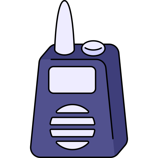 walkie-talkie Generic Thin Outline Color icoon