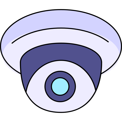 Cctv Generic Thin Outline Color icon
