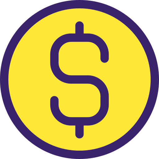 ドルコイン Generic Outline Color icon
