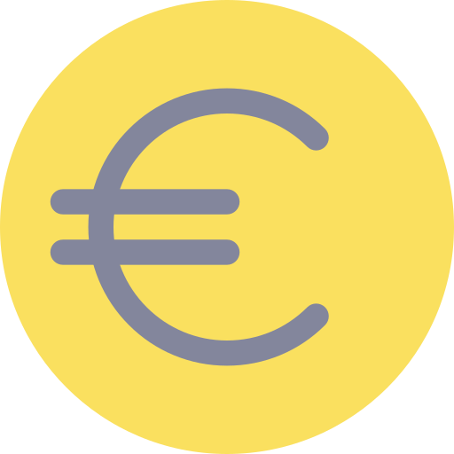 ユーロ硬貨 Generic Flat icon