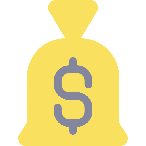 geld zak Generic Flat icoon