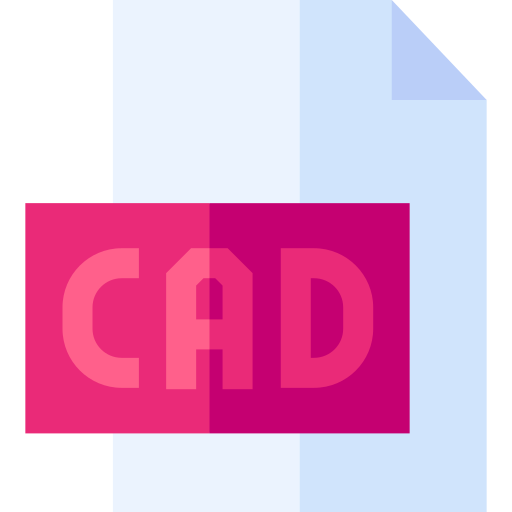 cad Basic Straight Flat icon