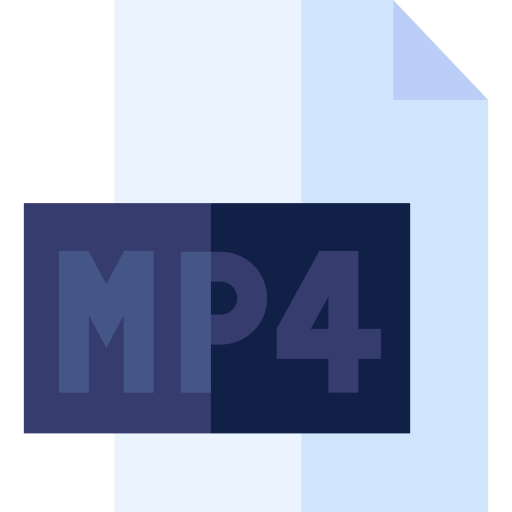 mp4 Basic Straight Flat icono