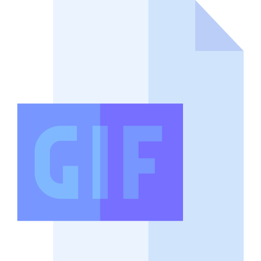 gif Basic Straight Flat Ícone