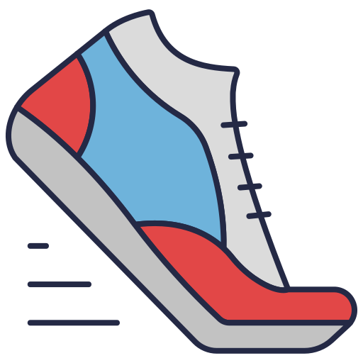 Беговая обувь Generic Outline Color иконка