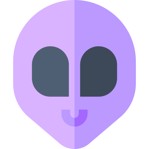 외계인 Basic Straight Flat icon