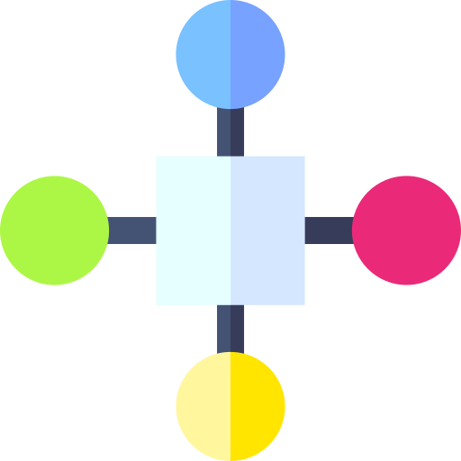 diagram Basic Straight Flat ikona