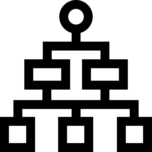 diagramma Basic Straight Lineal icona