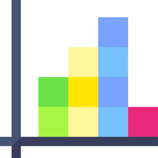 balkendiagramm Basic Straight Flat icon