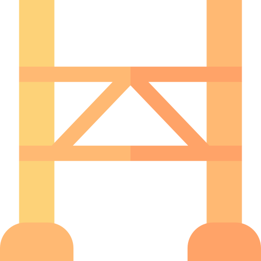 gerüst Basic Straight Flat icon