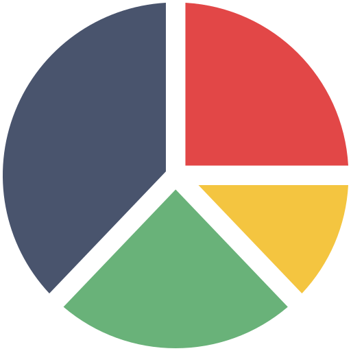 diagramme circulaire Generic Flat Icône