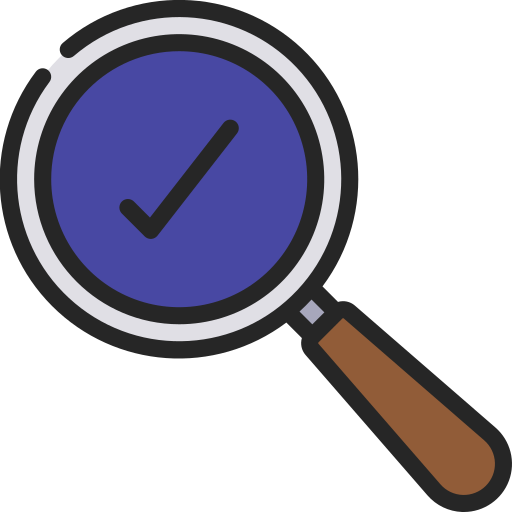 Magnifying glass Juicy Fish Soft-fill icon