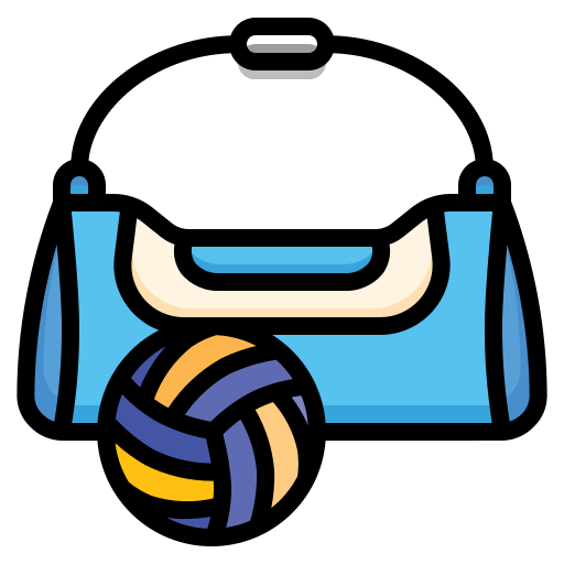 Sport bag Generic Outline Color icon