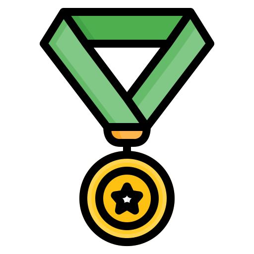 Medal  Generic Outline Color icon