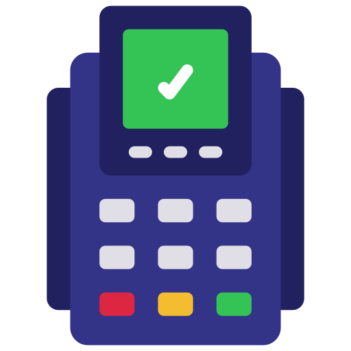 Payment check Juicy Fish Flat icon