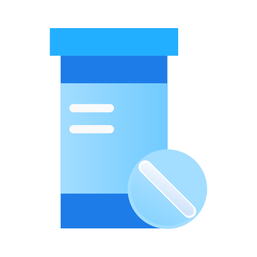 Pill Jar Generic Blue icon