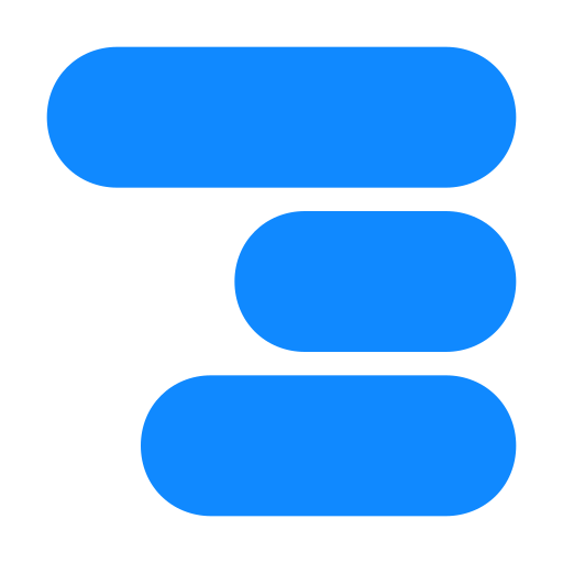 rechts ausrichten Generic Blue icon