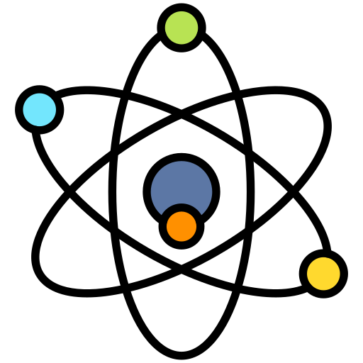Átomo Generic color lineal-color Ícone
